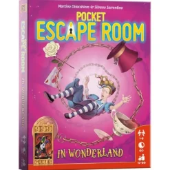 Houtendiershop 1002 Games Pocket Escape Room: in Wonderland - Breinbreker