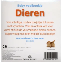 Veltman Uitgevers Baby voelboekje Dieren