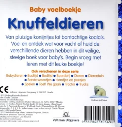 Veltman Uitgevers Baby Voelboekje Knuffeldieren