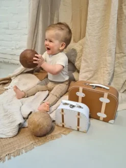 BamBam Basketbal in Bruin Vintage