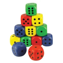 Bigjigs Grote Dobbelsteen Gekleurd