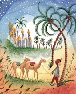 Bijdehansje Postkaart Alladin