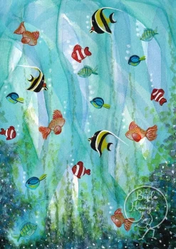 Bijdehansje Postkaart Fish