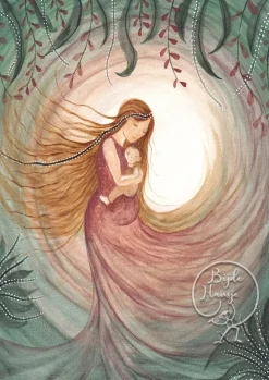 Bijdehansje Postkaart Motherhood