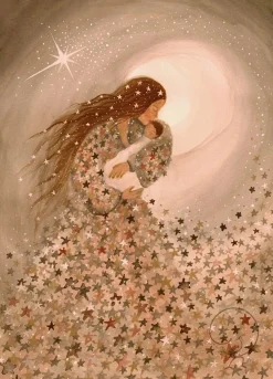 Bijdehansje Postkaart Starry Love