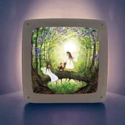 Bijdehansje Seizoensplaat Fairies with Squirrel