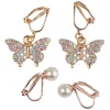 Great Pretenders Boutique Butterfly Clip On Earrings, 2 Sets