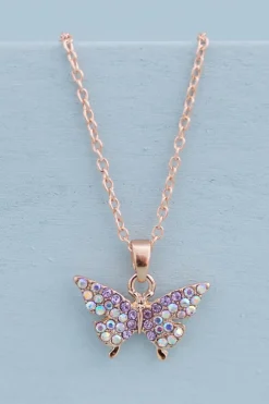 Great Pretenders Boutique Butterfly Gem Necklace