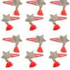 Great Pretenders Boutique Sassy Tassy Star Hairclips, 2 Pcs