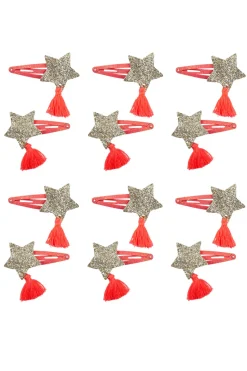 Great Pretenders Boutique Sassy Tassy Star Hairclips, 2 Pcs