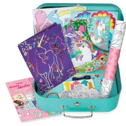 Houtendiershop Box Candiy Activiteitenset Unicorn in Koffertje