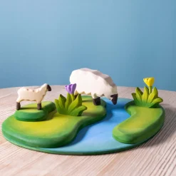 bumbu toys Schaap met Lam bij de Rivier