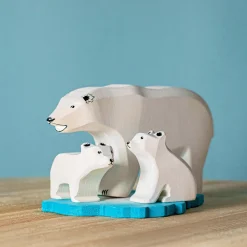 bumbu toys BumbuToys IJsberen op ijsschots Set 4-delig