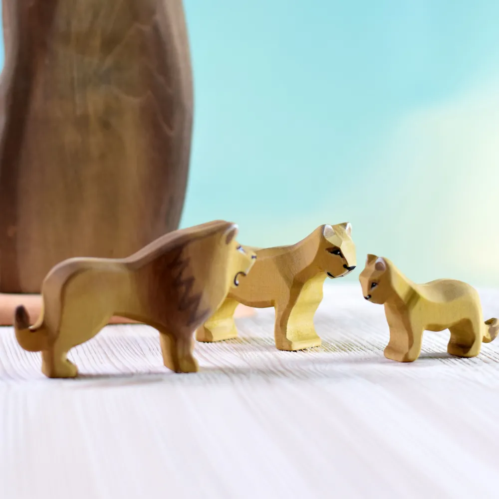 bumbu toys BumbuToys Leeuwen Set 3-delig