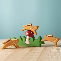 bumbu toys BumbuToys Paddenstoel in Gras