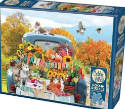 Cobble Hill Puzzel Country Truck in Autumn 500 pcs