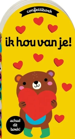 Image Books Confetti boeken - Ik hou van je!