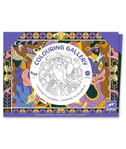 Djeco Kleurplaten Heroïek in Portfolio Map 3-delig