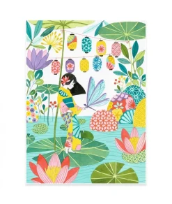 Djeco Kleurplaten Japen in Portfolio Map 3-delig