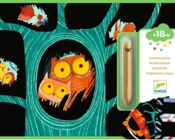 Djeco Kraskaarten Learning about animals