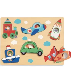 Djeco Reliefpuzzel Coucou Vroum