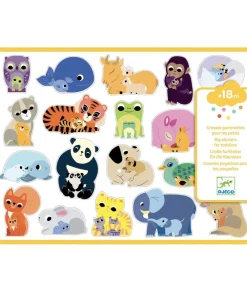 Djeco Stickers Baby Dieren Groot