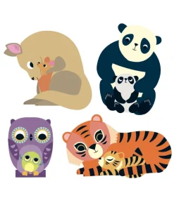 Djeco Stickers Baby Dieren Groot