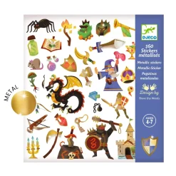 Djeco Stickers Middeleeuwen 160pcs