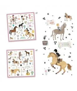 Djeco Stickers Paarden