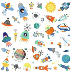 Djeco Stickerset Ruimte Interstellar