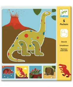 Djeco Tekensjablonen Dinosaurs