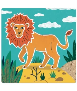 Djeco Tekensjablonen Wilde Dieren