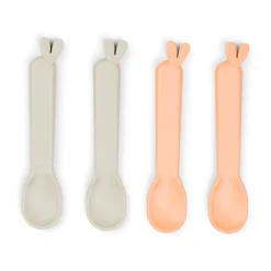 Done by Deer Kinderlepel 4-delig Lalee Sand/Coral