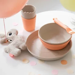 Done by Deer Kinderlepel 4-delig Lalee Sand/Coral