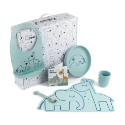 Done by Deer Kinderservies Cadeauset Siliconen Blue