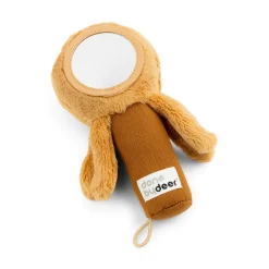 Done by Deer Rammelaar en Activiteitenknuffel Spiegel Jelly Mustard