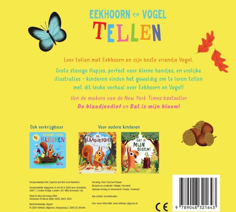 Veltman Uitgevers Eekhoorn en Vogel Tellen