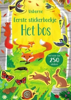 Uitgeverij Usborne Eerste stickerboekje Het bos