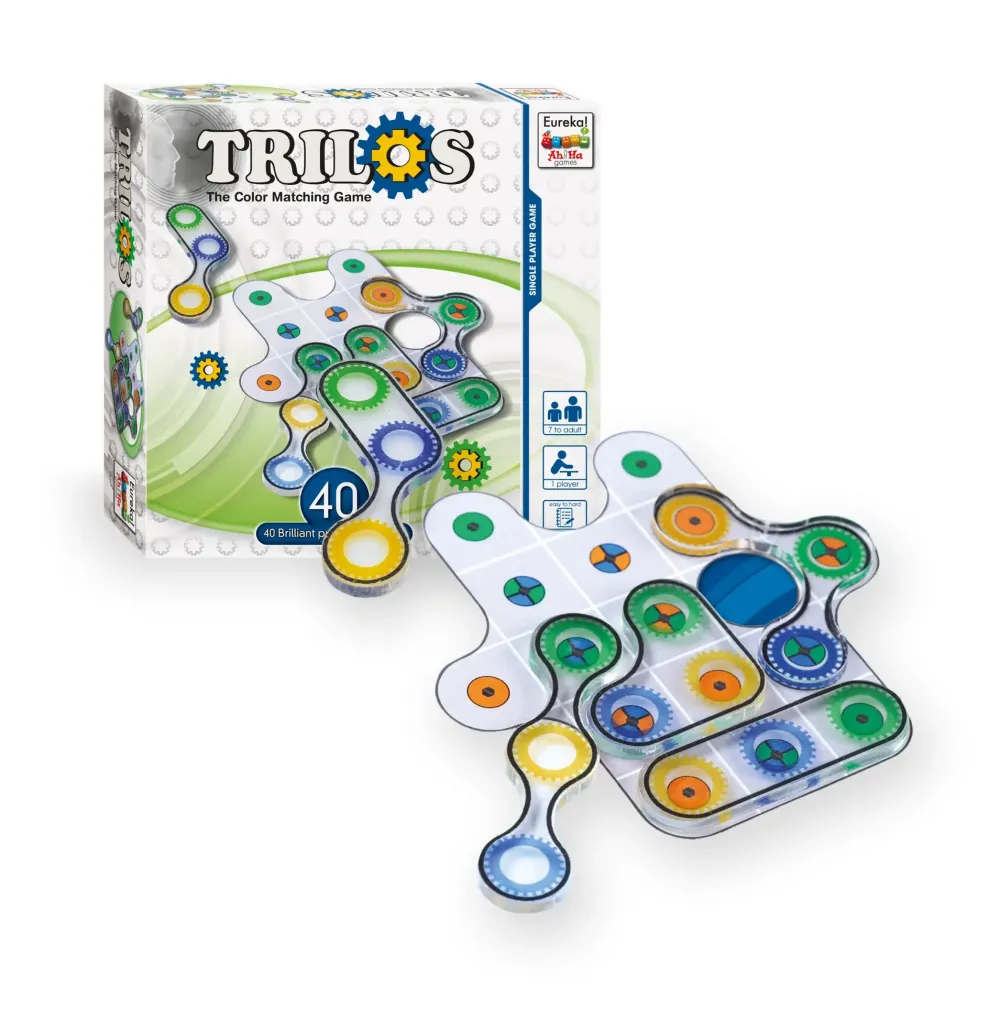 Eureka Ah!Ha Games Trilos Color Matching Game