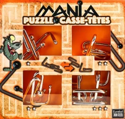 Eureka Breinbreker Puzzel Mania Set 4-delig Oranje