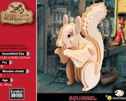 Eureka 3D Hout Model Gepetto´s Squirrel