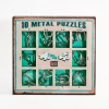 Eureka Metal Puzzle Groen Set 10-delig