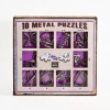Eureka Metal Puzzle Paars Set 10-delig