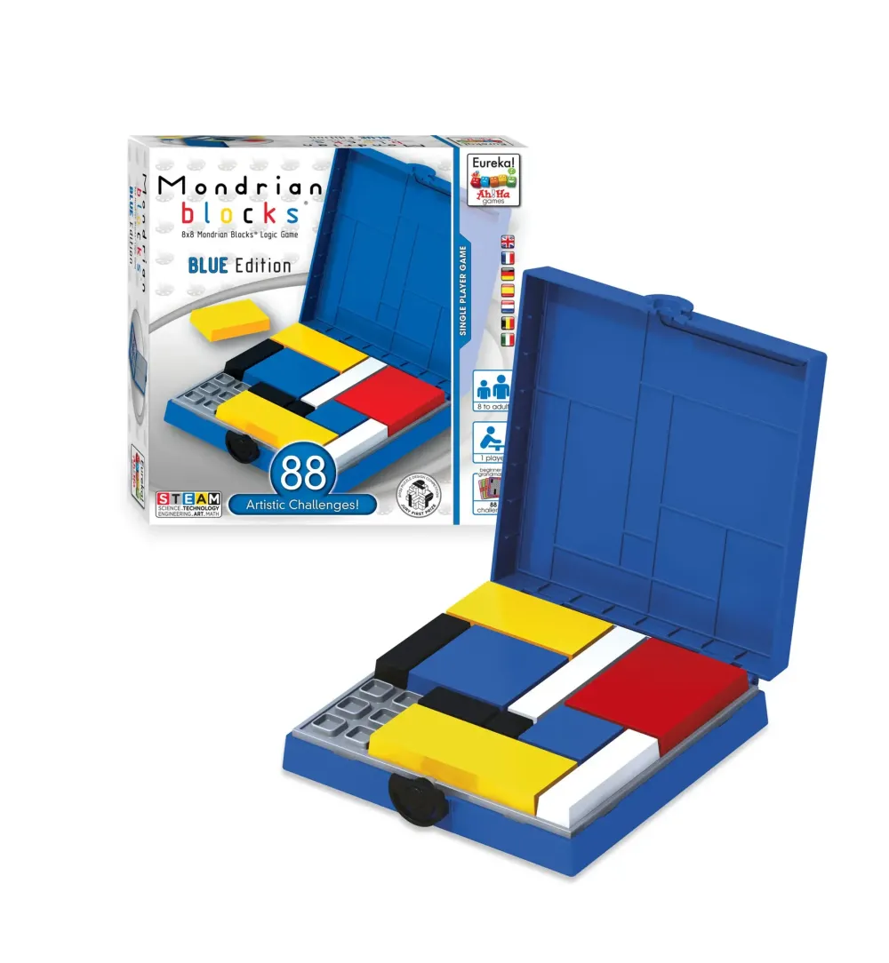 Eureka Mondrian Blocks Blue Edition