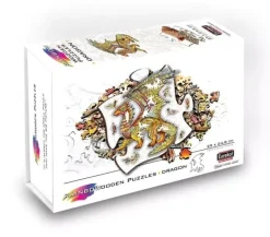 Eureka Rainbo Houten Puzzel Draak 104pcs