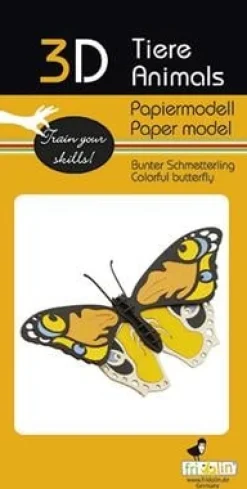 Fridolin 3D Papiermodel Vlinder