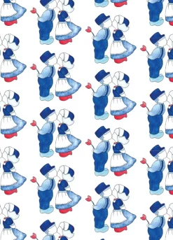 Fritsy Postkaart Delfts Blauw