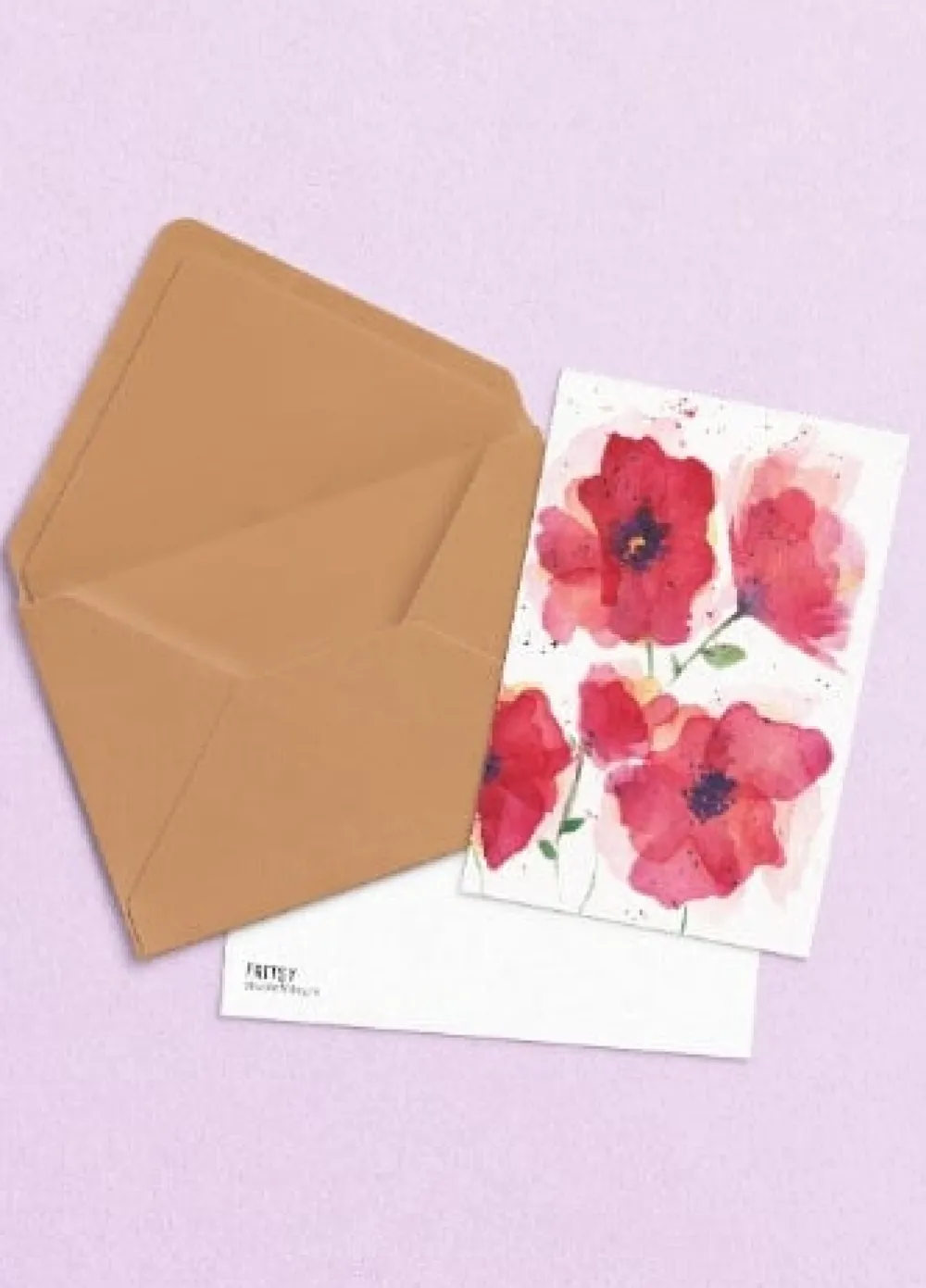 Fritsy Postkaart Klaproos Bloemen