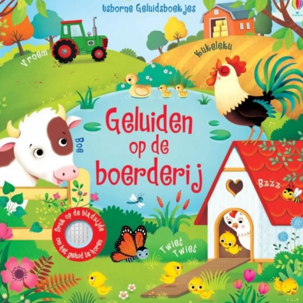 Uitgeverij Usborne Geluiden op de boerderij