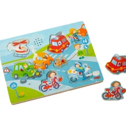 Haba Geluidenpuzzel In de stad